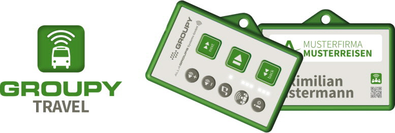 AVDIO VODIC - TOUR GUIDE - BREZZICNI SISTEM ZA VODENJE SKUPIN  LOGO GROUPY TRAVEL